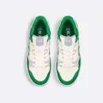 B57 Low-Top Sneaker Green and Cream Smooth