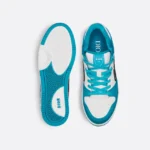 B57 Low-Top Sneaker Sky Blue and White Smooth Calfskin