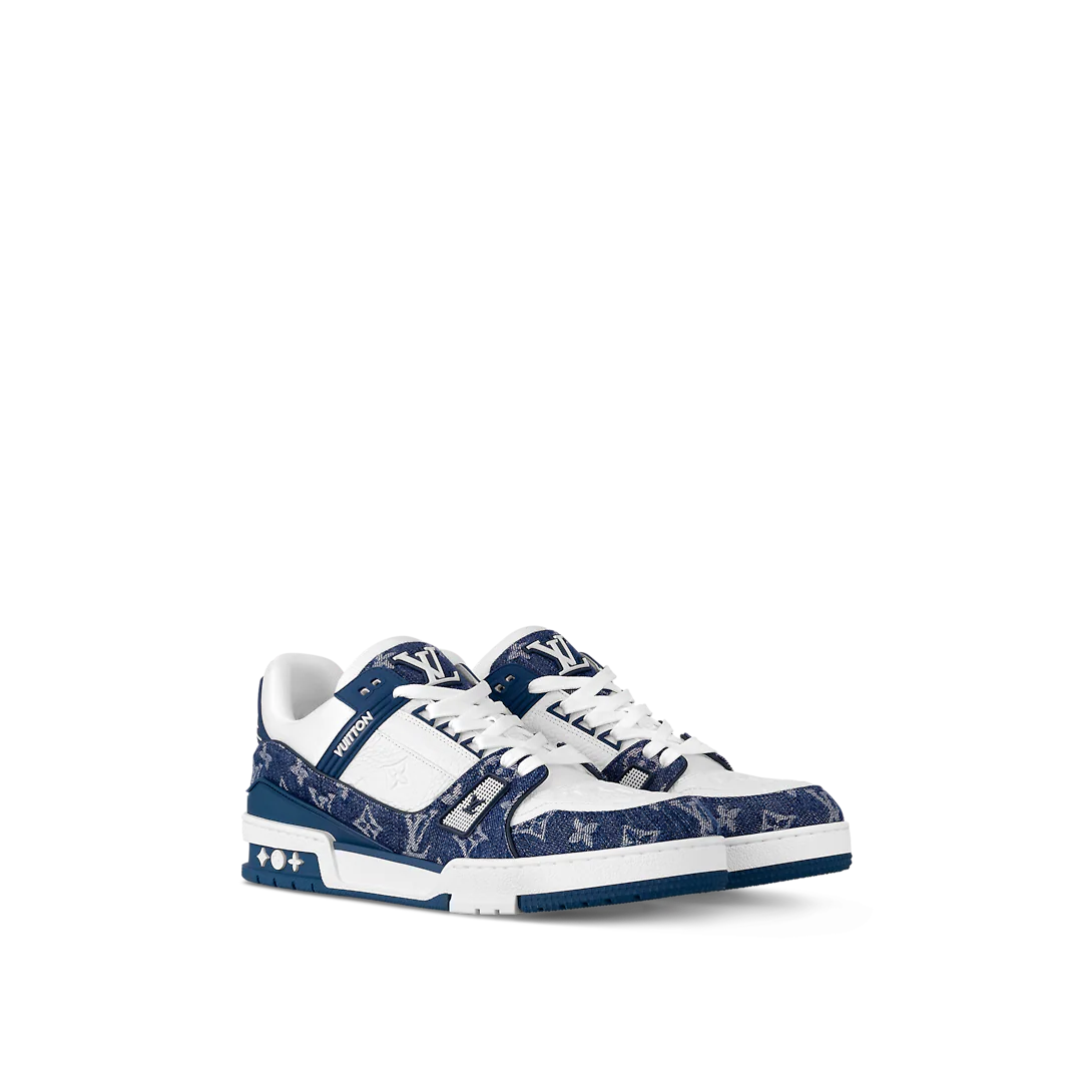 LV Trainer Sneaker Blue