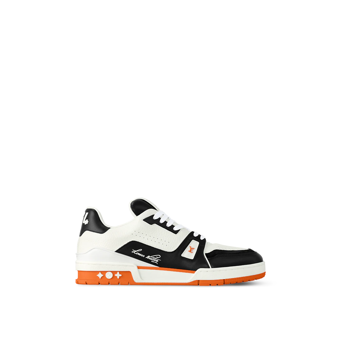 LV Trainer Sneaker Orange