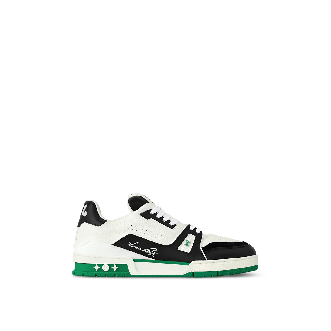 LV Trainer Sneaker Green